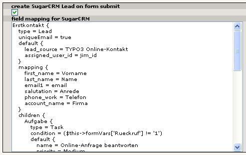 Das Kontaktformular kann im TYPO3-Backend konfiguriert werden.