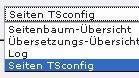 Backend-Anpassung in TYPO3 4.0: TYPO3 persönlich