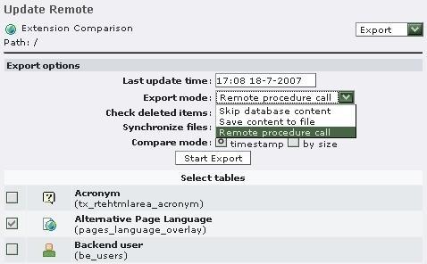 „treesync_base“ und „treesync“ bieten komfortable Einstellungsoptionen für den Abgleich der Systeme.