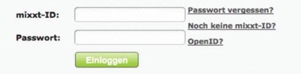 So sieht ein Design-Pattern für die Login-Funktion aus. Open-ID sieht man als Option immer häufiger.