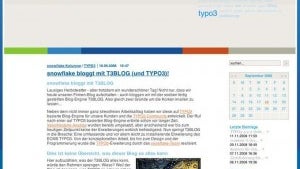 Neue Blog-Extension für TYPO3: T3BLOG