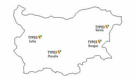 Aktive TYPO3-Entwickler sitzen derzeit vor allem in den vier größten Städten des Landes.