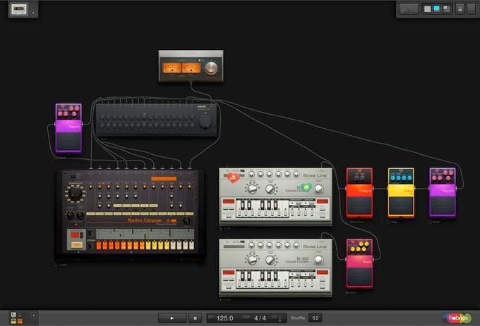 Eine Spezialität von Hobnox ist das „Audiotool“: Das Flash-Programm bietet eine realitätsnahe Arbeitsumgebung fürs Soundbasteln.