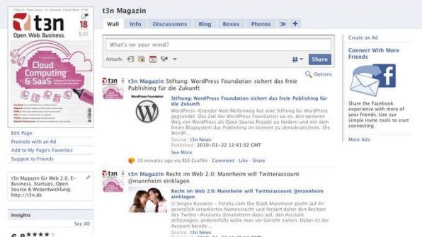 Das Blogsystem an Facebook, Twitter und andere anbinden: WordPress und Social Networks