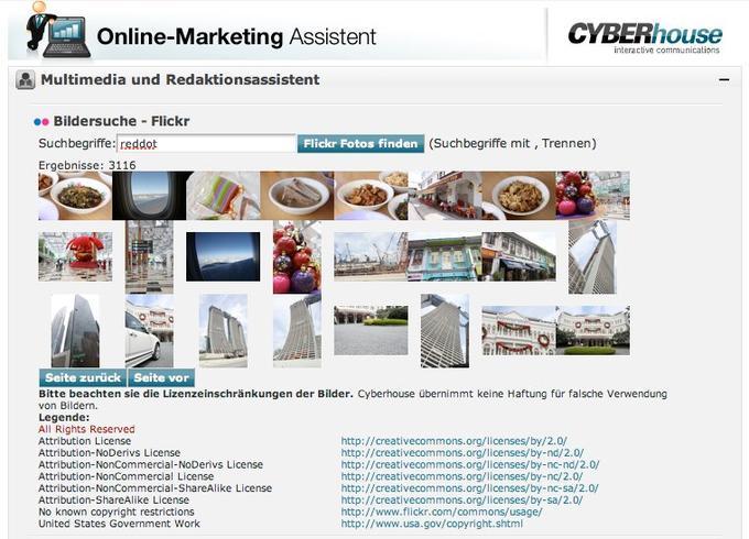 Der Online-Marketing Assistent eröffnet Redakteuren die Möglichkeit, direkt im CMS Aufgaben des Online-Marketings zu erledigen.