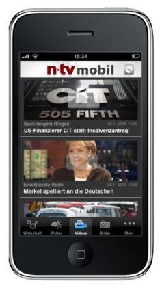 Der Nachrichtensender n-tv<br /> ist mit dem CDN-Ursprungsserver verbunden, die Videos als<br /> Mulitbitrate-Stream verfügbar. (Quelle: n-tv, onlinelib)