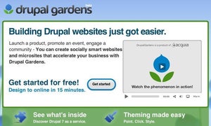 Drupal-Einstieg leicht gemacht: Mit Drupal Gardens im Handumdrehen zur gehosteten Website