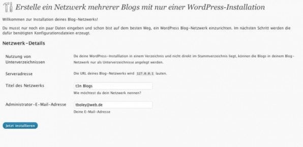 Die ehemals eigenständige Multiuser-Version WordPress Mu ist nun fester Bestandteil von WordPress und erlaubt das Erstellen eines Blognetzwerks.