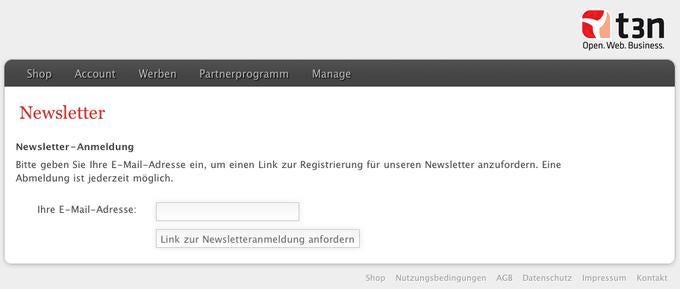 Mit der Verwendung des Double-Opt-In-Verfahrens können Online-Händler sicher stellen, dass sie ihren Newsletter lediglich an Empfänger senden, die sich über ihre eigene Mail-Adresse angemeldet haben. Mit der Verwendung des Double-Opt-In-Verfahrens können Online-Händler sicher stellen, dass sie ihren Newsletter lediglich an Empfänger senden, die sich über ihre eigene Mail-Adresse angemeldet haben.