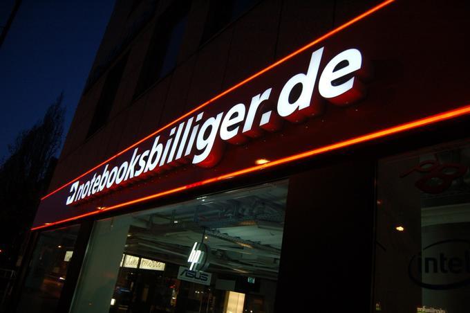 Der Onlineshop Notebooksbilliger.de eröffnete in München ein stationäres Laden-Geschäft.