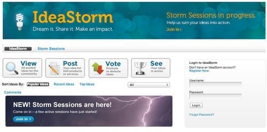 Dells Crowdsourcing-Plattform „Idea Storm“ hat konkrete Produktneuerungen hervorgebracht.