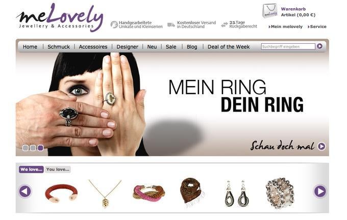 Der Onlineshop melovely.de setzt auf Magento.