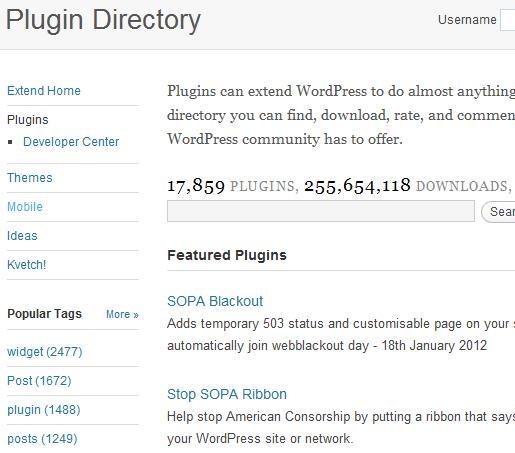Im offiziellen Plugin-Directory finden sich aktuell fast 18.000 Plugins.