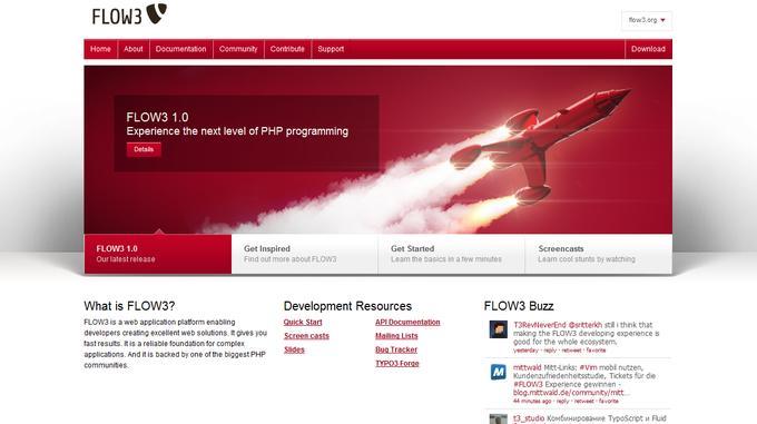 FLOW3 ist zwar verhältnismäßig jung, kann aber dank des TYPO3-Projekts im Hintergrund auf eine starke und große Community verweisen. FLOW3 ist zwar verhältnismäßig jung, kann aber dank des TYPO3-Projekts im Hintergrund auf eine starke und große Community verweisen.