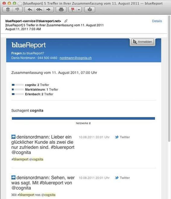 Zu den deutschsprachigen Tool-Anbietern zählt beispielsweise blueReport.