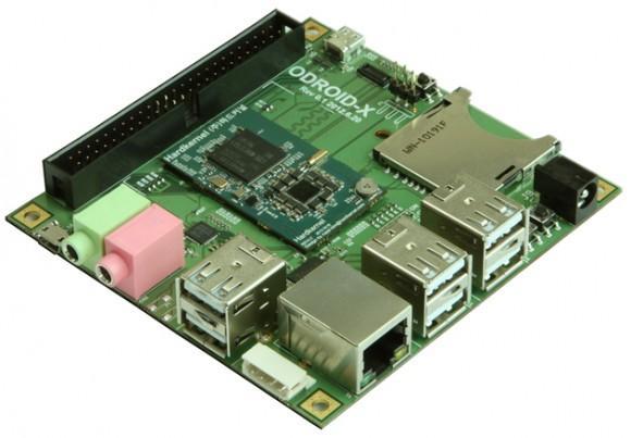 Im Odroid-X steckt die Kraft der vier Kerne, die auch im Samsung Galaxy S3 gute Dienste leisten. Im Odroid-X steckt die Kraft der vier Kerne, die auch im Samsung Galaxy S3 gute Dienste leisten.