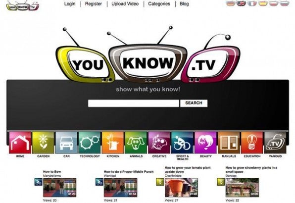 Do-it-yourself-Videos in zwölf Kategorien gibt es bei youknow.tv.