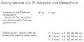 Das Open-Source-Analye-Werkzeug Piwik überlässt die Entscheidung, wieviele Byte der IP-Adresse anonymisiert werden, dem Administrator. Das Open-Source-Analye-Werkzeug Piwik überlässt die Entscheidung, wieviele Byte der IP-Adresse anonymisiert werden, dem Administrator.