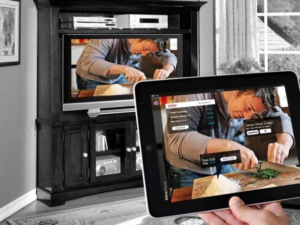 Second-Screen mit Jamie Oliver: Er kocht, der Kunde kauft beispielsweise Zutaten über das iPad. Second-Screen mit Jamie Oliver: Er kocht, der Kunde kauft beispielsweise Zutaten über das iPad.