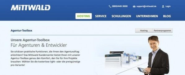 Komplettpaket für Agenturen und Entwickler: Mit der „Agentur-Toolbox“ bietet Mittwald viel mehr als nur Reseller-Funktionen.