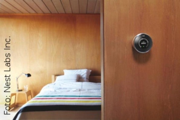 Das „Nest“-Thermostat stellt sich auf die Gewohnheiten seines Nutzers ein – und erfährt damit eine Menge über ihn. Das „Nest“-Thermostat stellt sich auf die Gewohnheiten seines Nutzers ein – und erfährt damit eine Menge über ihn.