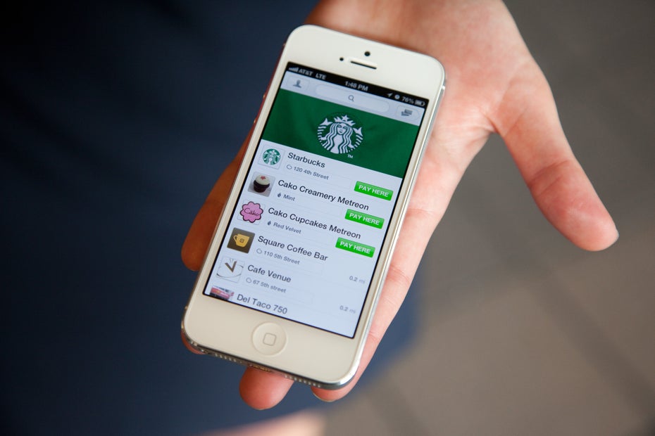 In den USA ist die Zusammenarbeit von Starbucks und Square bereits sehr erfolgreich.