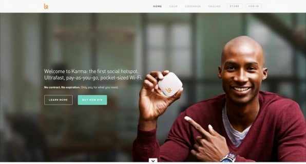 Auch ein sehr gutes Beispiel für Flat Design: Bei Karma sorgt ein Bild für Stimmung, kleine Grafiken für die Übersicht. Auch ein sehr gutes Beispiel für Flat Design: Bei Karma sorgt ein Bild für Stimmung, kleine Grafiken für die Übersicht.