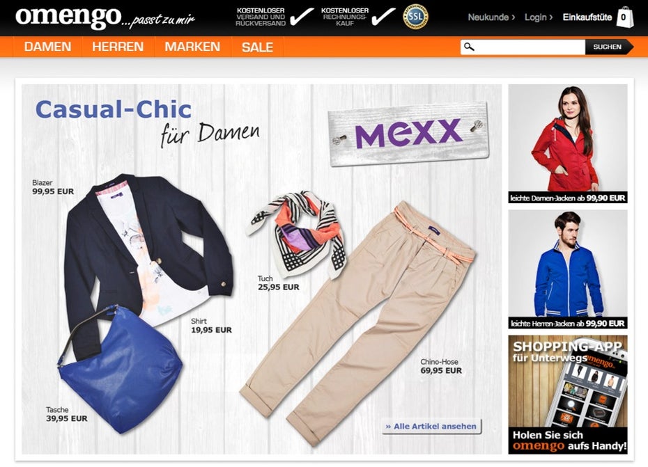 Der Online-Shop von omengo läuft auf plentymarkets. Die E-Commerce-Plattform punktet mit einem ausgeprägten Multichannel-Ansatz.