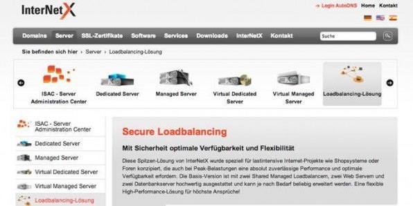 InternetX, t3n-Qualitätssieger im Vergleich von Managed Servern (Ausgabe 28), bietet Lösungen für Loadbalanced-Cluster an. Eine vorkonfigurierte Variante gibt es für 649 Euro Monatsmiete. InternetX, t3n-Qualitätssieger im Vergleich von Managed Servern (Ausgabe 28), bietet Lösungen für Loadbalanced-Cluster an. Eine vorkonfigurierte Variante gibt es für 649 Euro Monatsmiete.