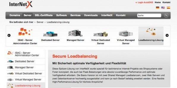 InternetX, t3n-Qualitätssieger im Vergleich von Managed Servern (Ausgabe 28), bietet Lösungen für Loadbalanced-Cluster an. Eine vorkonfigurierte Variante gibt es für 649 Euro Monatsmiete.