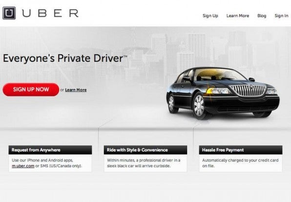 Startup Uber: Das Unternehmen hat auf einen Blick das gesamte Inventar im Blick, Nutzer sehen die Limousinen in Echtzeit auf sich zurollen.