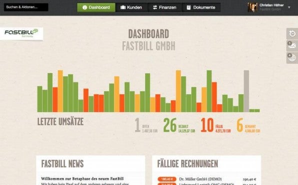 Die Zeiten, als Business-Lösungen langweilig und hässlich waren, sind vorbei. Moderne SaaS-Tools wie das Invoicing-Tool Fastbill glänzen mit ansprechenden Benutzeroberflächen und sind so leicht zu bedienen wie eine Consumer-App. Die Zeiten, als Business-Lösungen langweilig und hässlich waren, sind vorbei. Moderne SaaS-Tools wie das Invoicing-Tool Fastbill glänzen mit ansprechenden Benutzeroberflächen und sind so leicht zu bedienen wie eine Consumer-App.