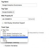 Für das E-Commerce-Tracking mit Google Analytics muss das Marketing den „Tag Type“ umstellen, den Tag nur auf der Check-out-Site aufrufen und im Quellcode der Site das dataLayer-Objekt befüllen. Für das E-Commerce-Tracking mit Google Analytics muss das Marketing den „Tag Type“ umstellen, den Tag nur auf der Check-out-Site aufrufen und im Quellcode der Site das dataLayer-Objekt befüllen.