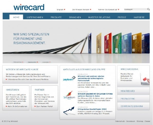 Absicherung von Zahlungsausfällen bieten Payment-Service-Provider (PSP) wie Wirecard.