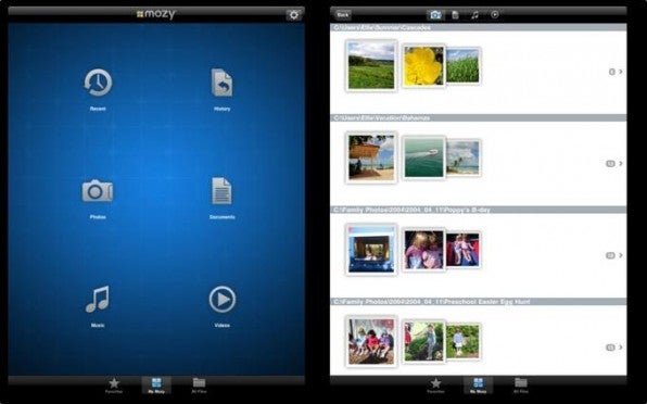 Viele Cloud-Backup-Dienste wie Mozy Pro verfügen über mobile Apps, mit denen man auf seine gesicherten Daten unterwegs zugreifen kann. Viele Cloud-Backup-Dienste wie Mozy Pro verfügen über mobile Apps, mit denen man auf seine gesicherten Daten unterwegs zugreifen kann.