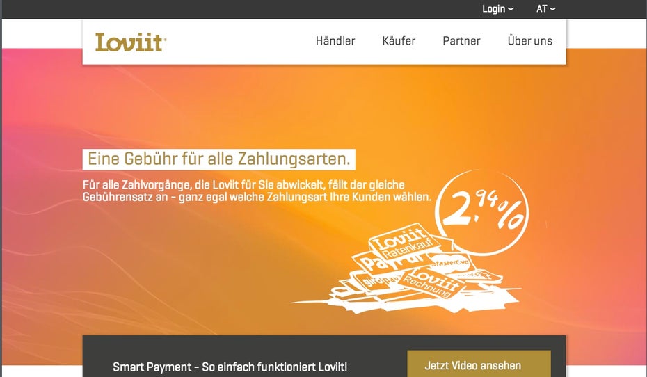 Transparent: Loviit rechnet alles zum festen Prozentsatz ab. (Quelle: loviit.com)