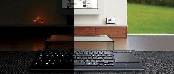 Das Illuminated Livin-Room Keyboard K830. (Bild: Logitech)