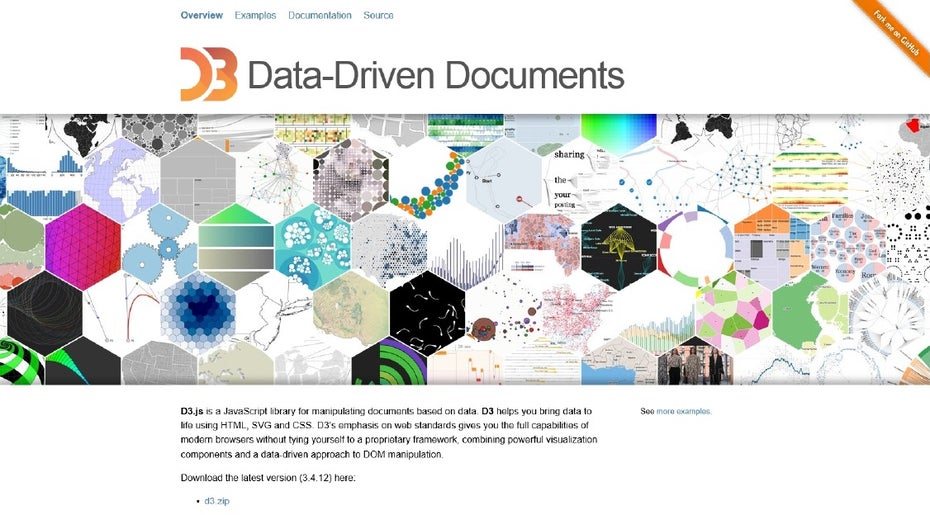 Mit D3 lassen sich hervorragende Visualisierungen auf Datenbasis erstellen, die mit Animationen und Möglichkeiten zur Nutzerinteraktion erweiterbar sind. (Screenshot: d3js.org)