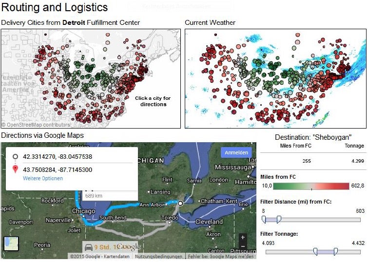 Tableau gibt es als lokale und als Cloud-Lösung. Neben Filter- und Drilldown-Funktionen bietet das Tool Kommentar- und Warn-Features. (Screenshot: Tableau)