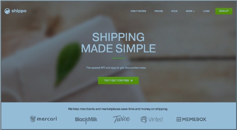 Alles begann mit einer einfachen Website. Heute importiert die Software von Shippo die Bestellungen automatisch und erstellt per Mausklick druckreife Versandmarken. (Screenshot: shippo.com)