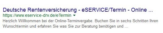 Die wichtigsten Keywords sollten möglichst weit vorne im Title stehen, um das Ranking zu optimieren. (Screenshot: google.de)
