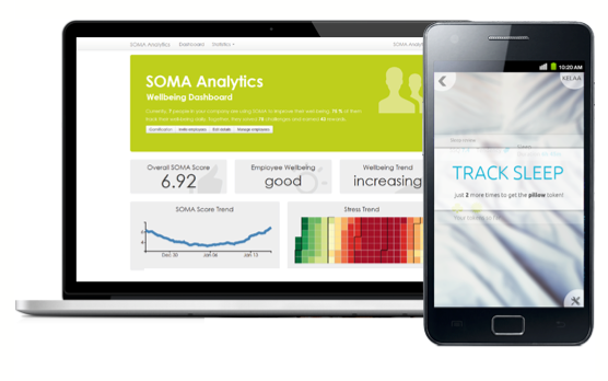 Nur wenige HR-Analytic-Tools tauchen so tief in die Privatsphäre von Mitarbeitern ein wie Soma Analytics, das etwa anhand des Schlafs deren Stressbelastung errechnet.