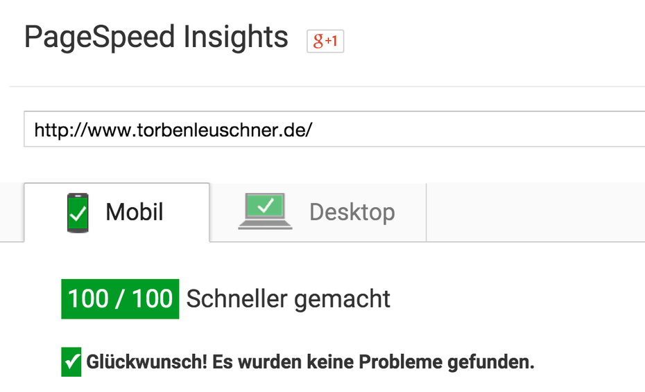 100 / 100 Punkten sind zwar schön anzusehen, aber lange nicht so wichtig wie die reale Ladezeit einer Webseite.