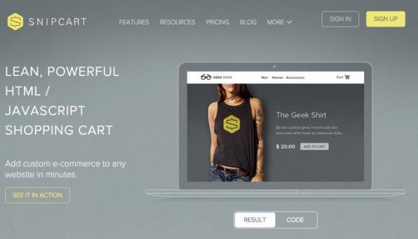 Das Tool Snipcart integriert Kaufprozesse in statische Websites – inklusive Warenkorb für mehrere Produkte und Kauf-Button. Das Tool Snipcart integriert Kaufprozesse in statische Websites – inklusive Warenkorb für mehrere Produkte und Kauf-Button.