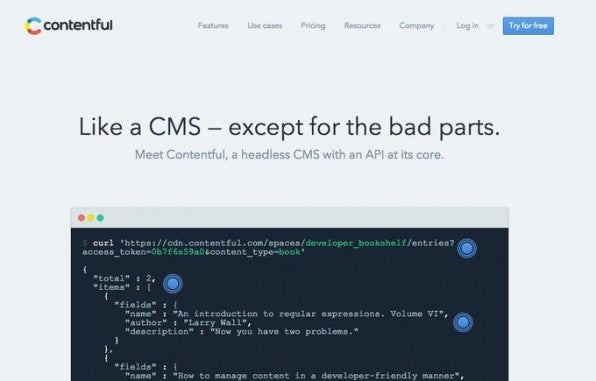 Die Saas-Lösung Contentful liefert eine API, über die Kunden den Content ihrer statischen Website selbst ändern können ? die ideale Lösung, wenn Inhaltsbearbeitungen nur selten anfallen. Die Saas-Lösung Contentful liefert eine API, über die Kunden den Content ihrer statischen Website selbst ändern können ? die ideale Lösung, wenn Inhaltsbearbeitungen nur selten anfallen.