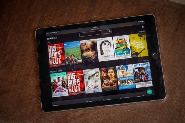 Das Bild zeigt einen Prototyp der Video-On-Demand-Plattform Pantaflix. Im Sommer 2016 startet die Browser-Version, Apps sollen dann etwas später verfügbar sein. Das Bild zeigt einen Prototyp der Video-On-Demand-Plattform Pantaflix. Im Sommer 2016 startet die Browser-Version, Apps sollen dann etwas später verfügbar sein.