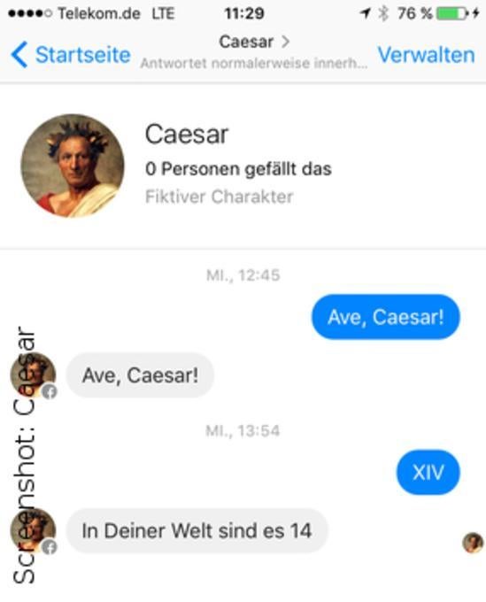 Damit der Bot menschlicher wird, gibt er als Antwort nicht nur das bloße Ergebnis in Zahlen wieder, sondern verpackt es in einer lockeren Formulierung, von denen mehrere Varianten zur Auswahl stehen sollten.