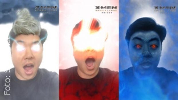 Für die Vermarktung des neuen X-Men-Streifen hat Twentieth Century Fox Sponsored Lenses bei Snapchat gebucht: Nutzer konnten Selfies mit den Heldenfähigkeiten der Filmprotagonisten erstellen. 