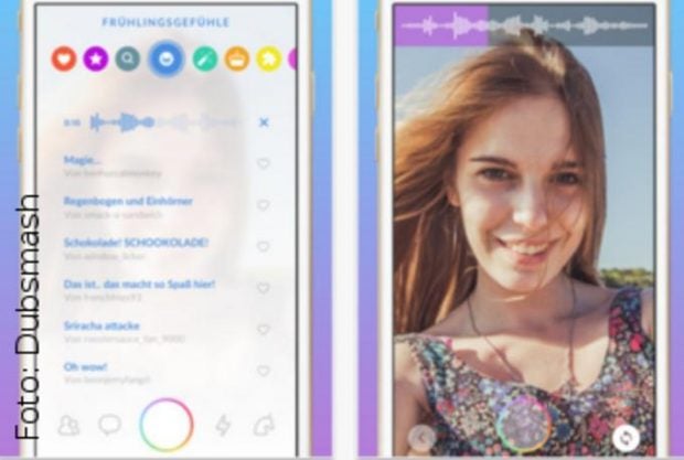 Audio-Fetzen aussuchen und anschließend die Lippen synchron dazu bewegen: Das Berliner Startup hinter Dubsmash ist selbst überrascht von dem Erfolg der App. Mehr als 100 Millionen Nutzer hat der Dienst mittlerweile. Audio-Fetzen aussuchen und anschließend die Lippen synchron dazu bewegen: Das Berliner Startup hinter Dubsmash ist selbst überrascht von dem Erfolg der App. Mehr als 100 Millionen Nutzer hat der Dienst mittlerweile.