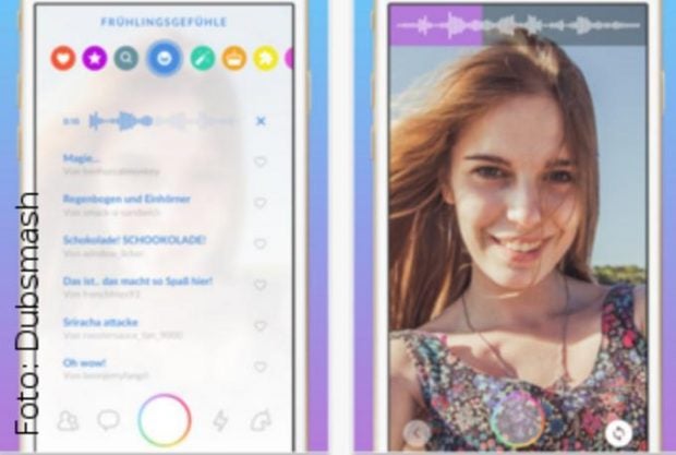 Audio-Fetzen aussuchen und anschließend die Lippen synchron dazu bewegen: Das Berliner Startup hinter Dubsmash ist selbst überrascht von dem Erfolg der App. Mehr als 100 Millionen Nutzer hat der Dienst mittlerweile.